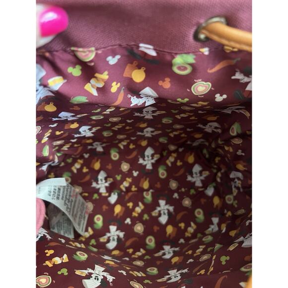 DISNEY PARKS LOUNGEFLY 2024 Food Wine Festival Backpack Mickey Pretzel Charm Fob - Picture 15 of 15